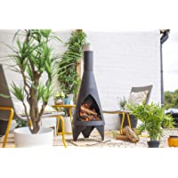 La Hacienda Colorado - Chimenea de Exteriores (Acero- tamaño Mediano)